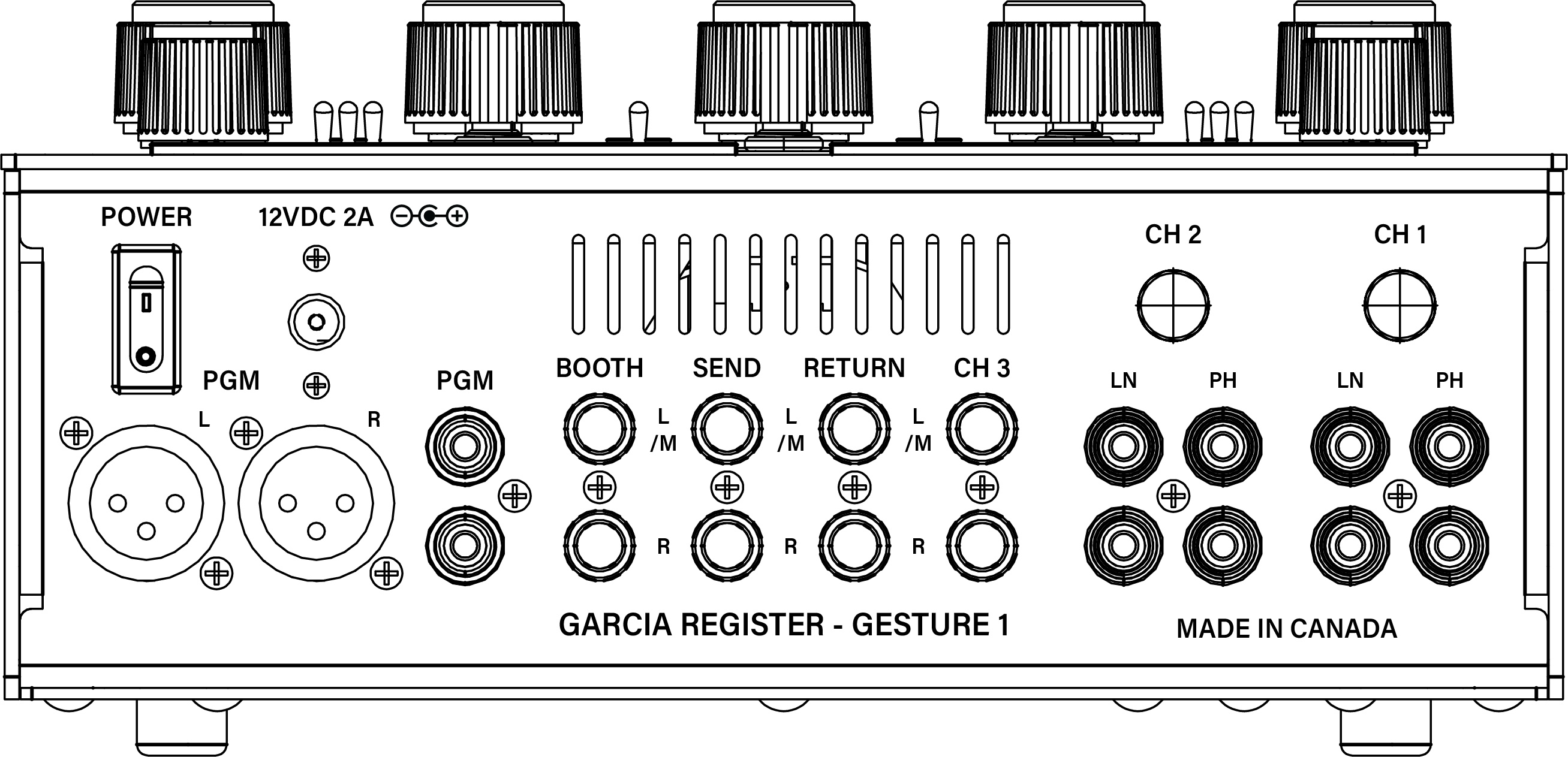 Gesture 1 Rear Panel